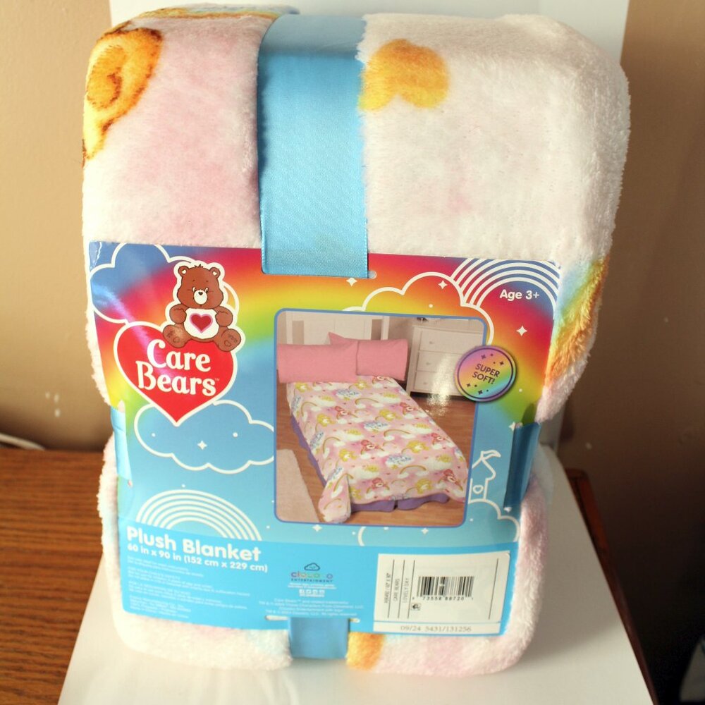 Care Bears Twin Size 60"x90" Plush Blanket